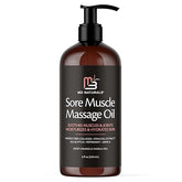 M3 Naturals Arnica Sore Muscle Massage Oil with Collagen, Stem Cells, and Menthol, Anti - Cellulite Therapy for Full Body, Fast - Absorbing Multipurpose Treatment - Showlu Well Nation Store